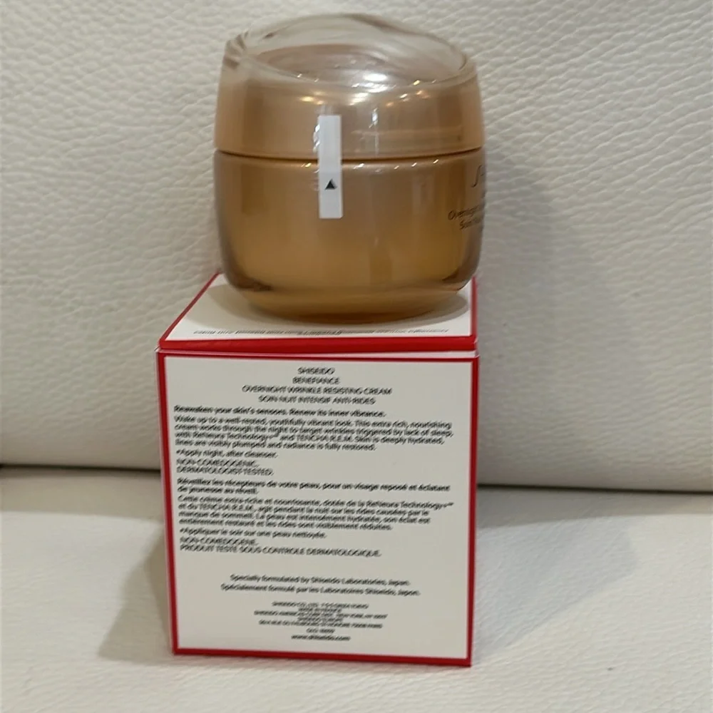 Shiseido Benefiance Overnight Wrinkle Resisting Cream NIB